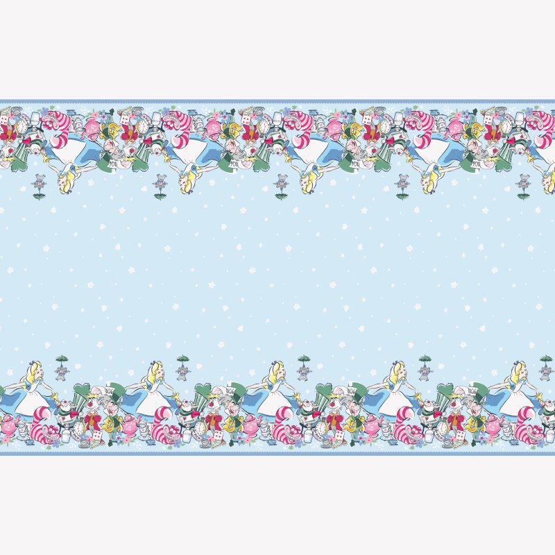 Alice in Wonderland Plastic Tablecover | Alice in Wonderland Party Supplies