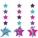 Gymnastics Party Hanging Cutouts (Set of 3) | Gymnastics Party Supplies
