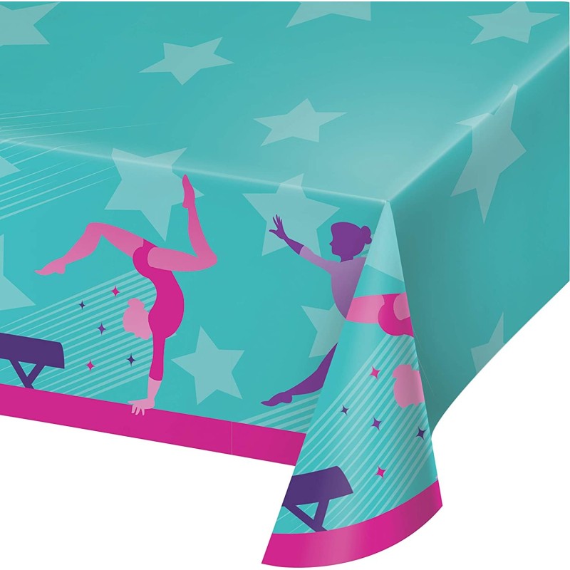 Gymnastics Party Paper Tablecover | Gymnastics Party Supplies