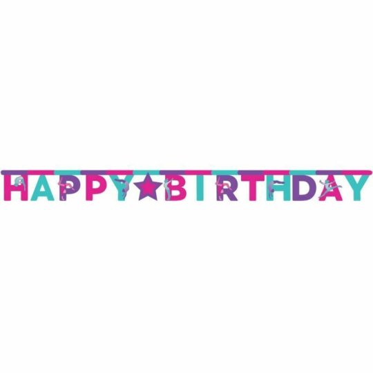 Gymnastics Party Birthday Banner | Gymnastics Party Supplies