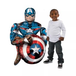 Marvel Avengers Captain America Airwalker Balloon - Avengers Party Supplies