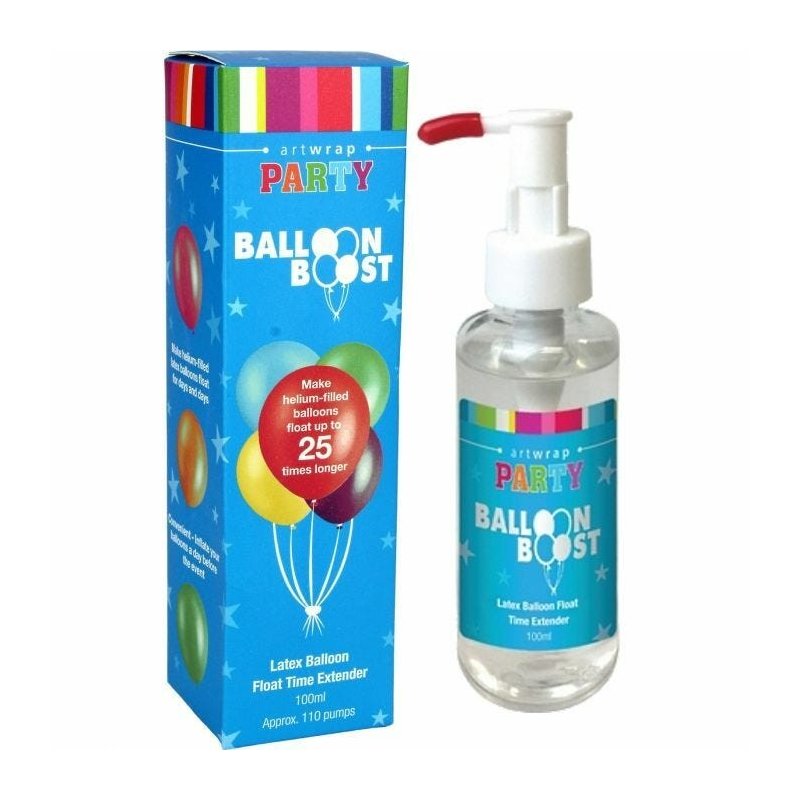 Helium Balloon Boost Float Time Extender 100ml | Coloured Latex Balloons Party Supplies
