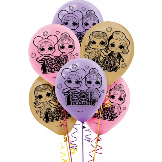 LOL Surprise Balloons (Pack of 6) | LOL Surprise Party Supplies
