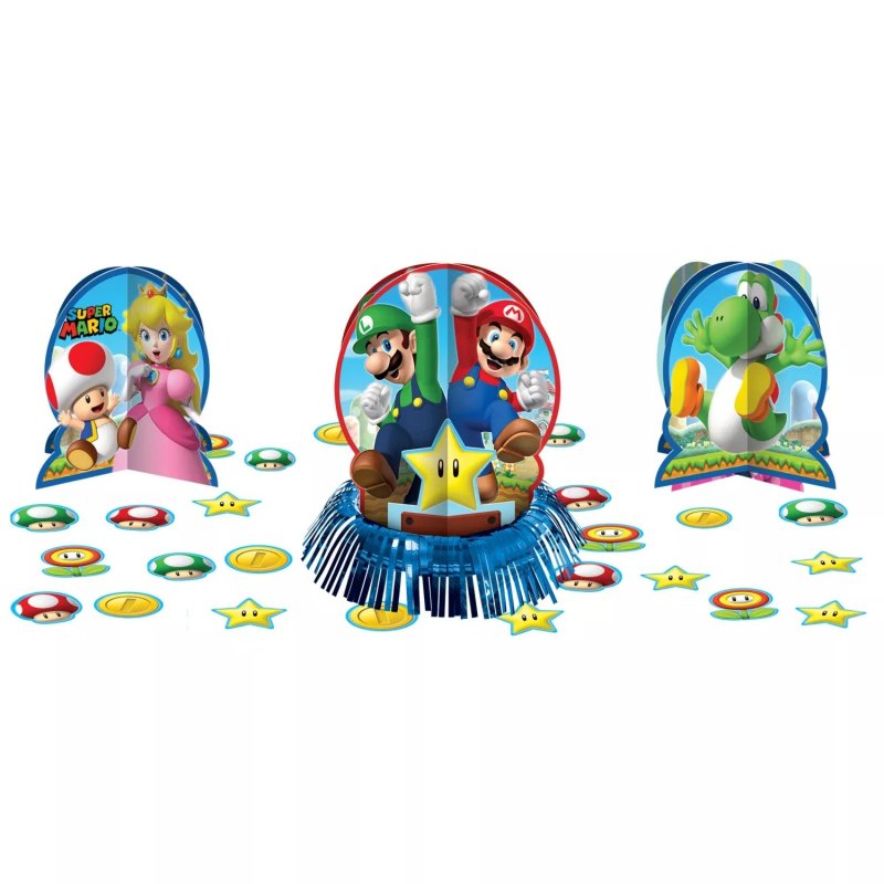 Super Mario Table Decorating Kit | Super Mario Party Supplies