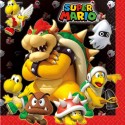 Super Mario Large Napkins (Pack of 16) | Super Mario Party Supplies