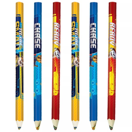 Multicolour Paw Patrol Pencils (Pack of 6) | Paw Patrol Party Supplies