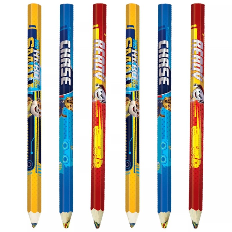 Multicolour Paw Patrol Pencils (Pack of 6) | Paw Patrol Party Supplies