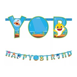 Baby Shark Happy Birthday Banner Kit | Baby Shark Party Supplies