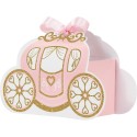 Glitter Princess Carriage Favour Boxes (Set of 8) | Disney Princess Party Supplies