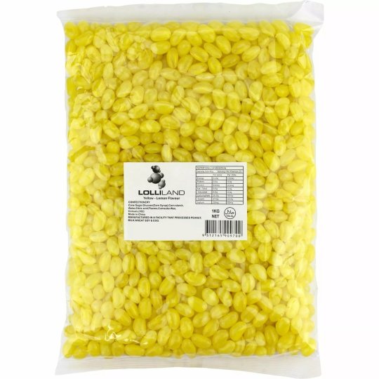 Yellow Jelly Beans (1kg) | Lollies Party Supplies