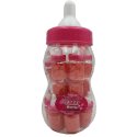 Pink Novelty Baby Bottle with Jelly Beans (20 pack) | Lollies Party Supplies