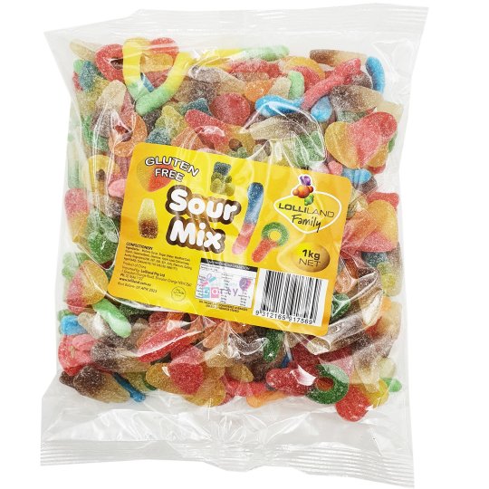 Sour Mix Lollies (1kg) | Lollies Party Supplies