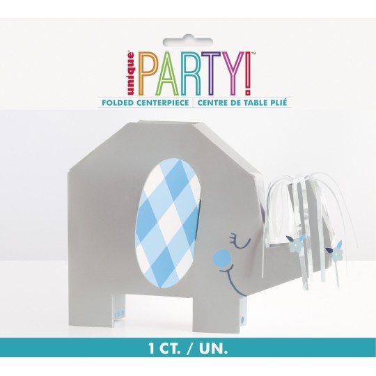 Blue Baby Elephant Centrepiece | Blue Baby Elephant Party Supplies