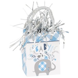 Blue Baby Elephant Balloon Weight | Blue Baby Elephant Party Supplies