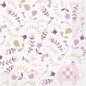 Pink Baby Elephant Large Napkins (Pack of 16) | Pink Baby Elephant Party Supplies