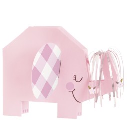 Pink Baby Elephant Centrepiece | Pink Baby Elephant Party Supplies