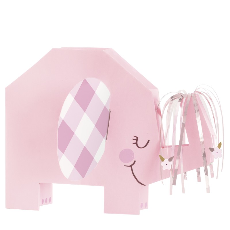 Pink Baby Elephant Centrepiece | Pink Baby Elephant Party Supplies
