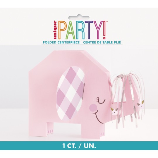 Pink Baby Elephant Centrepiece | Pink Baby Elephant Party Supplies