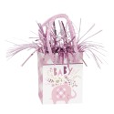 Pink Baby Elephant Balloon Weight | Pink Baby Elephant Party Supplies