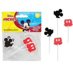 Mickey Mouse Cupcake Picks (Pack of 24) | Mickey Mouse Party Supplies