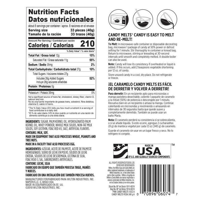 Wilton Candy Melts - Pink 340G | Candy Melts Party Supplies