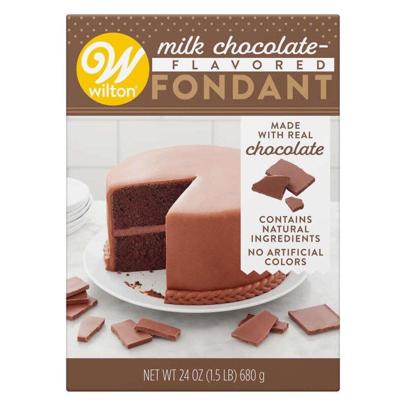 Wilton Milk Chocolate Flavoured Fondant 680g | Wilton Party Supplies