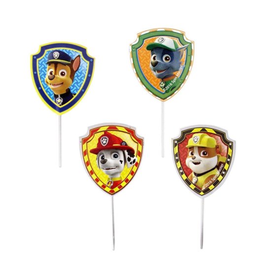 Paw Patrol Cupcake Decorating Kit (Set of 24) | Paw Patrol Party Supplies