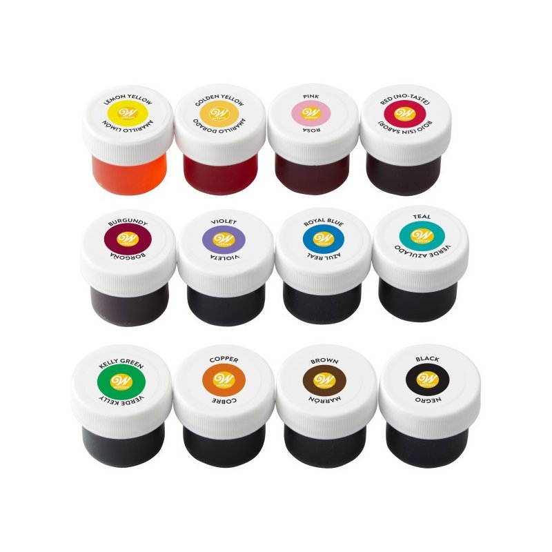 Wilton Icing Colours Set (Pack of 12) | Icing Colours