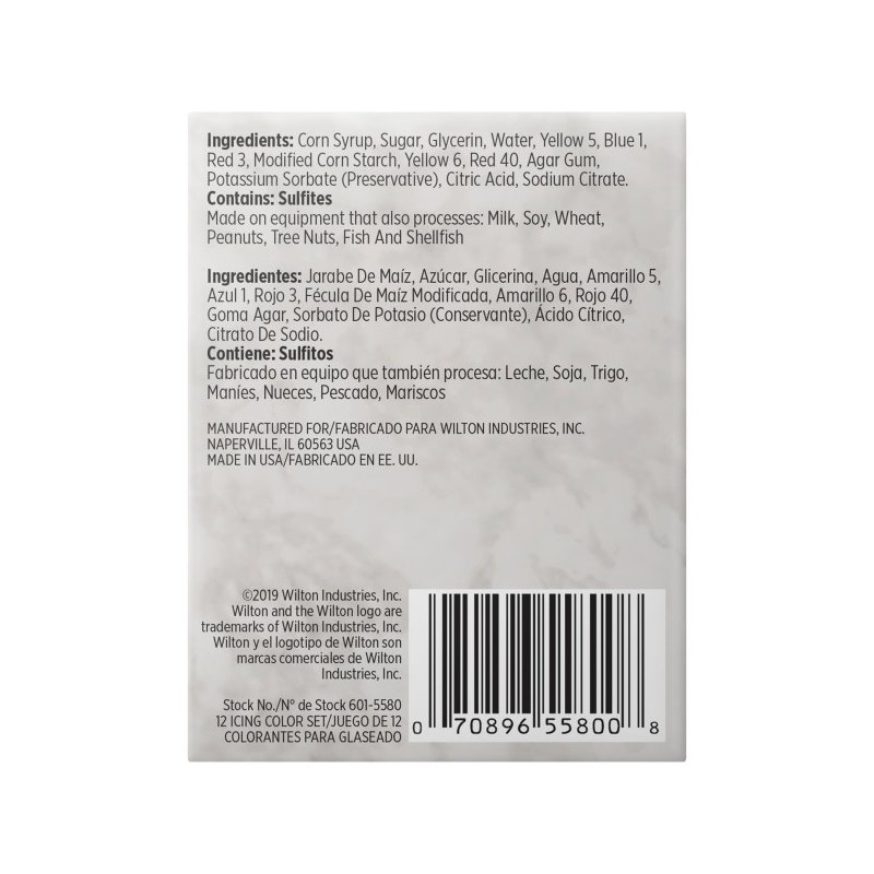 Wilton Icing Colours Set (Pack of 12) | Icing Colours