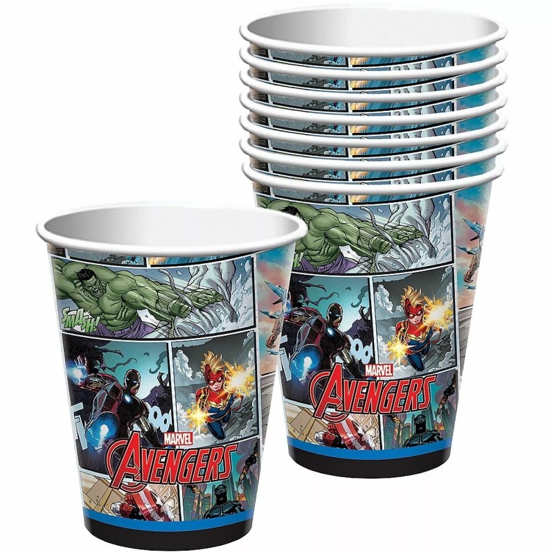 Marvel Avengers Paper Cups (Pack of 8) - Avengers Party Supplies