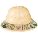 Get Wild Safari Plastic Hats (Pack of 6) | Jungle Animals Party Supplies