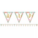 Boho Birthday Girl Pennant Banner | Boho Birthday Party Supplies