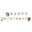 Woodland Animals Happy Birthday Banner | Woodland Animals Party Supplies