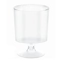 Clear Mini Plastic Pedestal Cups (Pack of 12) | Dessert Cups