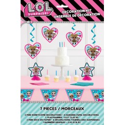 LOL Surprise Decorating Kit (7 Pieces) | LOL Surprise Party Supplies