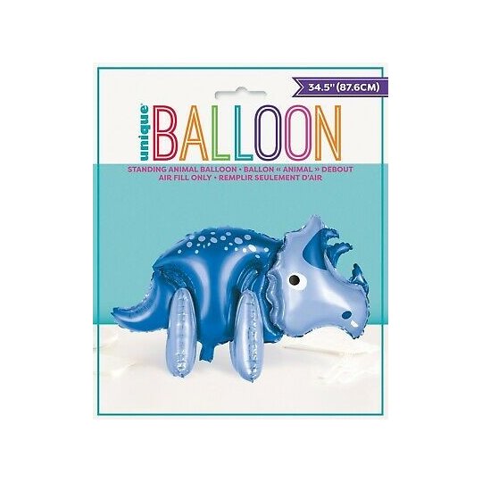 87cm Triceratops Dinosaur Air Fill Balloon