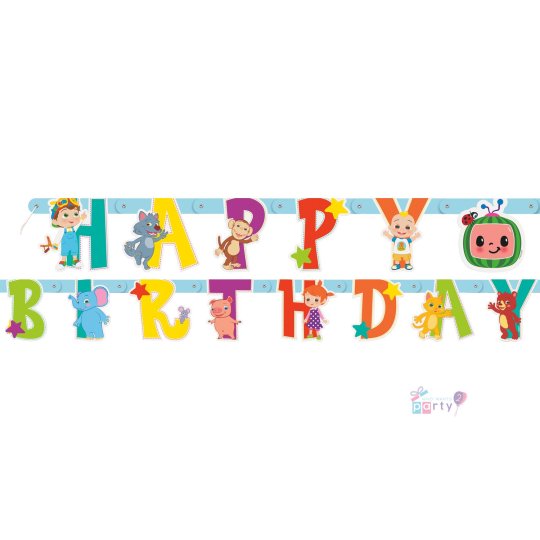CoComelon Birthday Banner |Cocomelon Party Supplies
