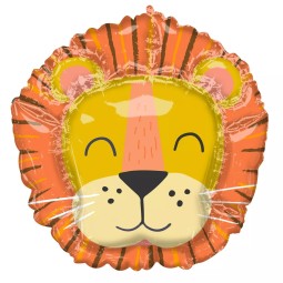 71cm Get Wild Jungle Lion Foil Balloon