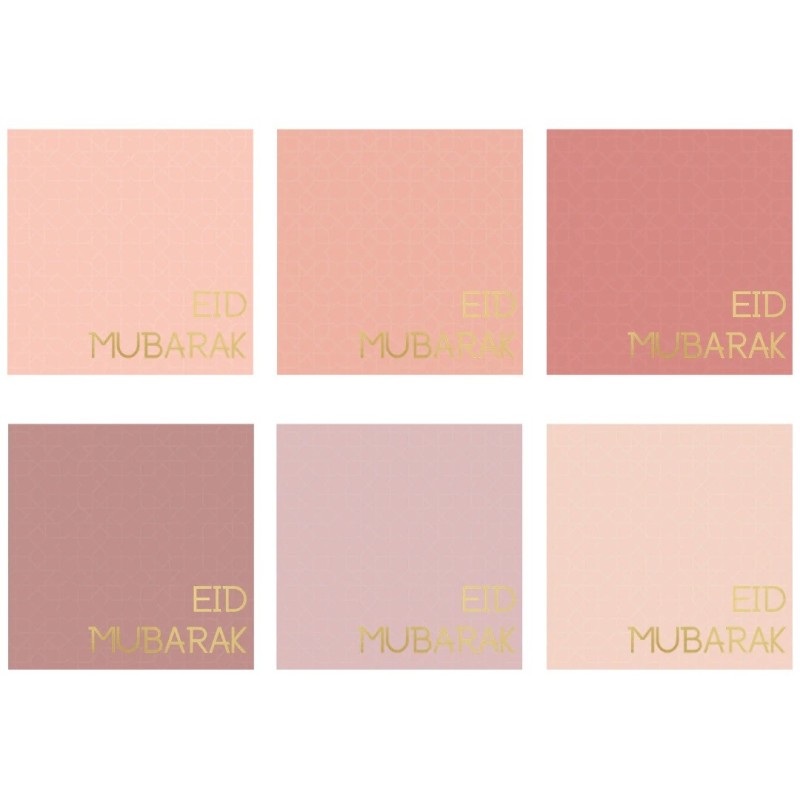 Eid Mubarak Gift Cards (Pack of 6)