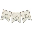 Eid Mubarak Cream & Gold Banner