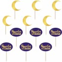 Ramadan Mubarak Cupcake Picks (Pack of 24)
