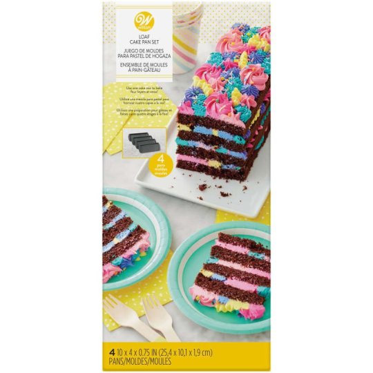 Wilton 4 Layer Loaf Cake Pan Set