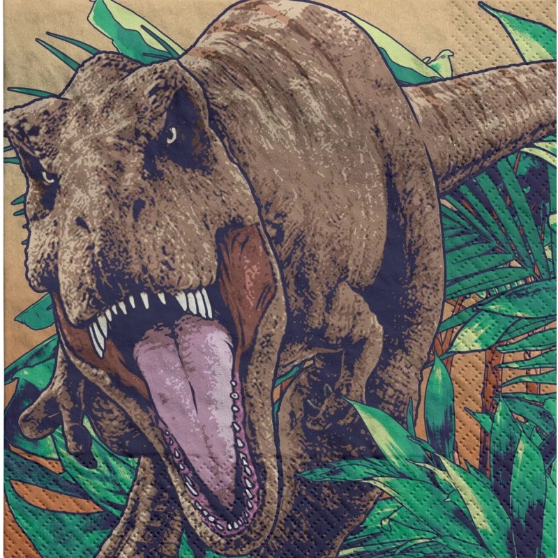 Jurassic World Large Napkins (Pack of 16)