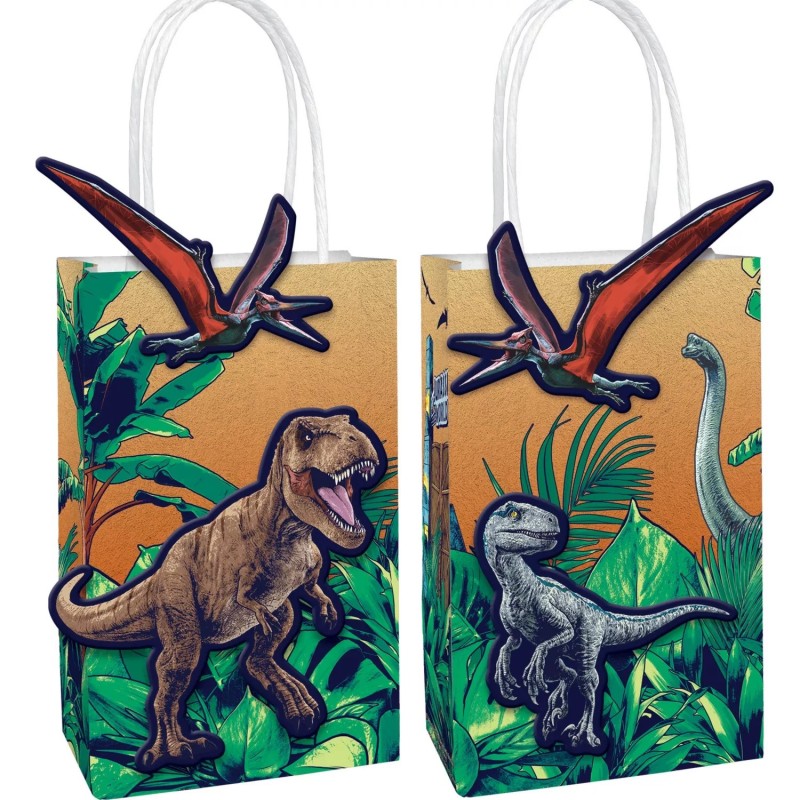 Jurassic World Paper Favour Bags Kit (Set of 8)