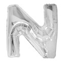 86cm Silver Letter N Balloon
