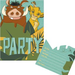 The Lion King Invitations (Pack of 8)