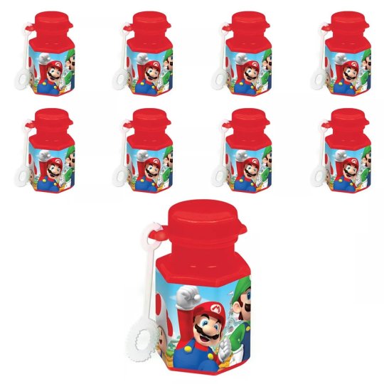 Super Mario Mini Bubbles (Pack of 8)