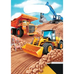 Big Dig Construction Party Bags (Pack of 8)