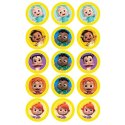 CoComelon Cupcake Icing Decorations (Pack of 15)