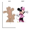 Lifesize Minnie Mouse Cardboard Cutout | Minnie Mouse Party Supplies